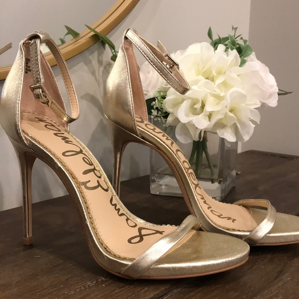 Sam Edelman gold heels
